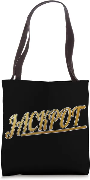 cool Jackpot prize Celebration lucky charm bet Casino Winner Tote Bag
