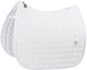 Cotton Glitter Saddle Cloth 211340 423 10 - White Saddle Pad Size - VS