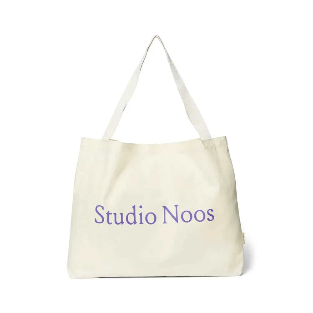 Cotton Mom Bag mit Logo-Print