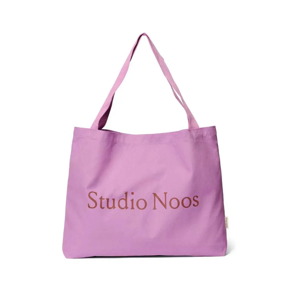 Cotton Mom Bag mit Logo-Print