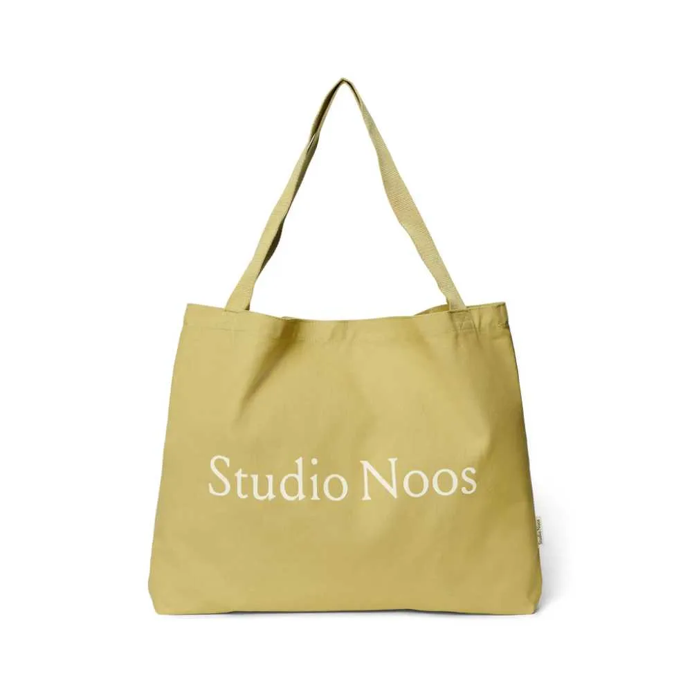 Cotton Mom Bag mit Logo-Print