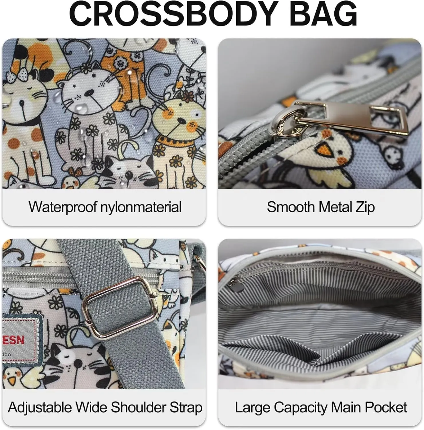 Cross body Bags for Women Lightweight Mini Crossbody Bags Everyday Bag Small Purses Travel Shoulder Bag Ladies Handbags