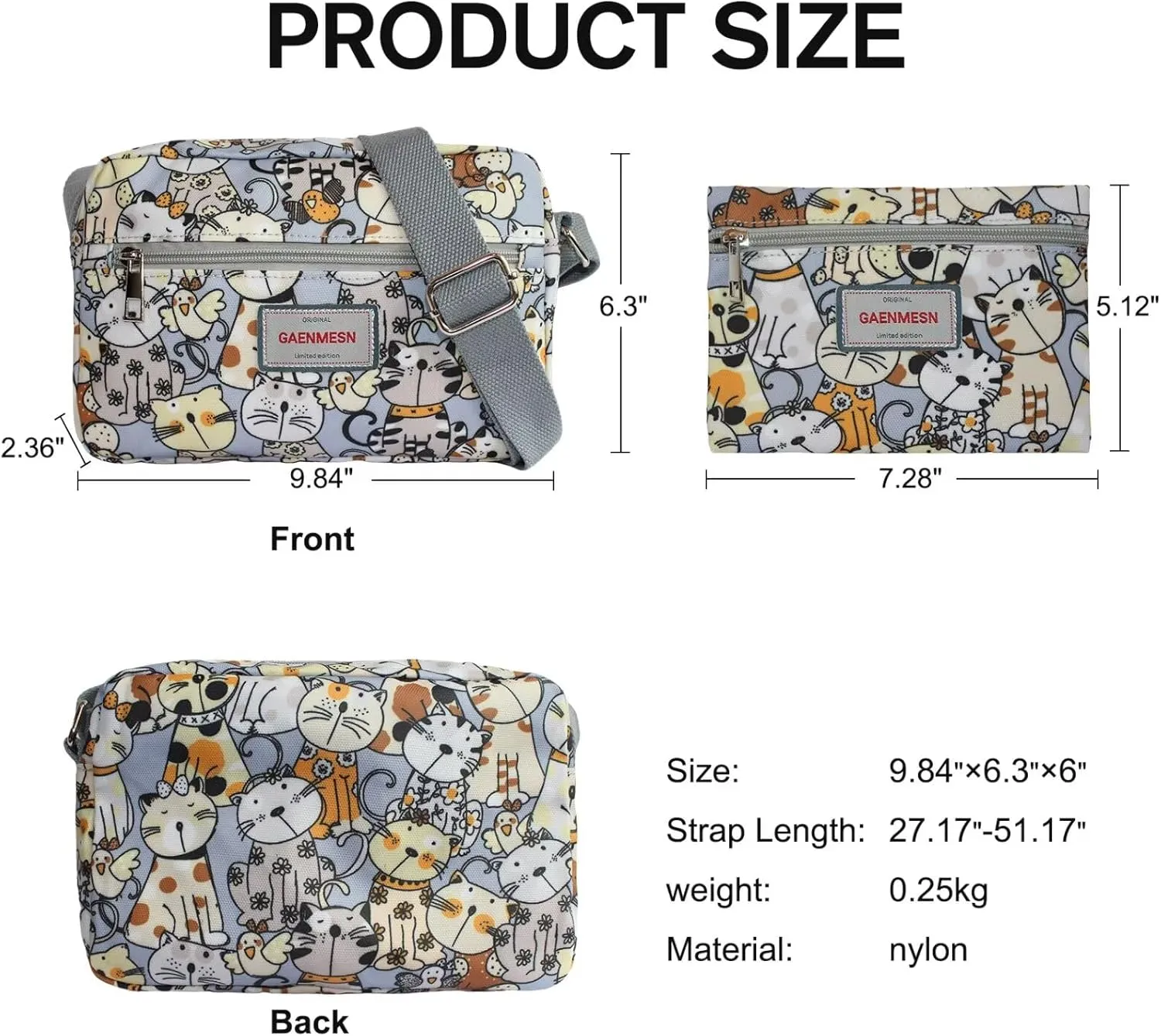 Cross body Bags for Women Lightweight Mini Crossbody Bags Everyday Bag Small Purses Travel Shoulder Bag Ladies Handbags