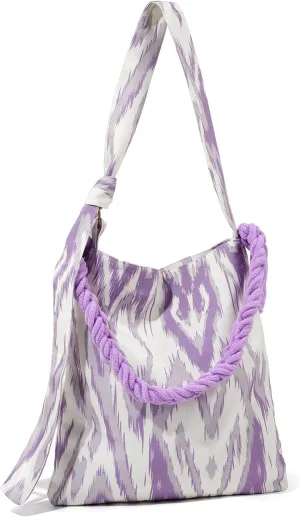 Crossbody Bags for Women Canvas Beach Tote Bags for Travel Foldable Boho Ladies Handbags Cute Hobo Shoulder Purse