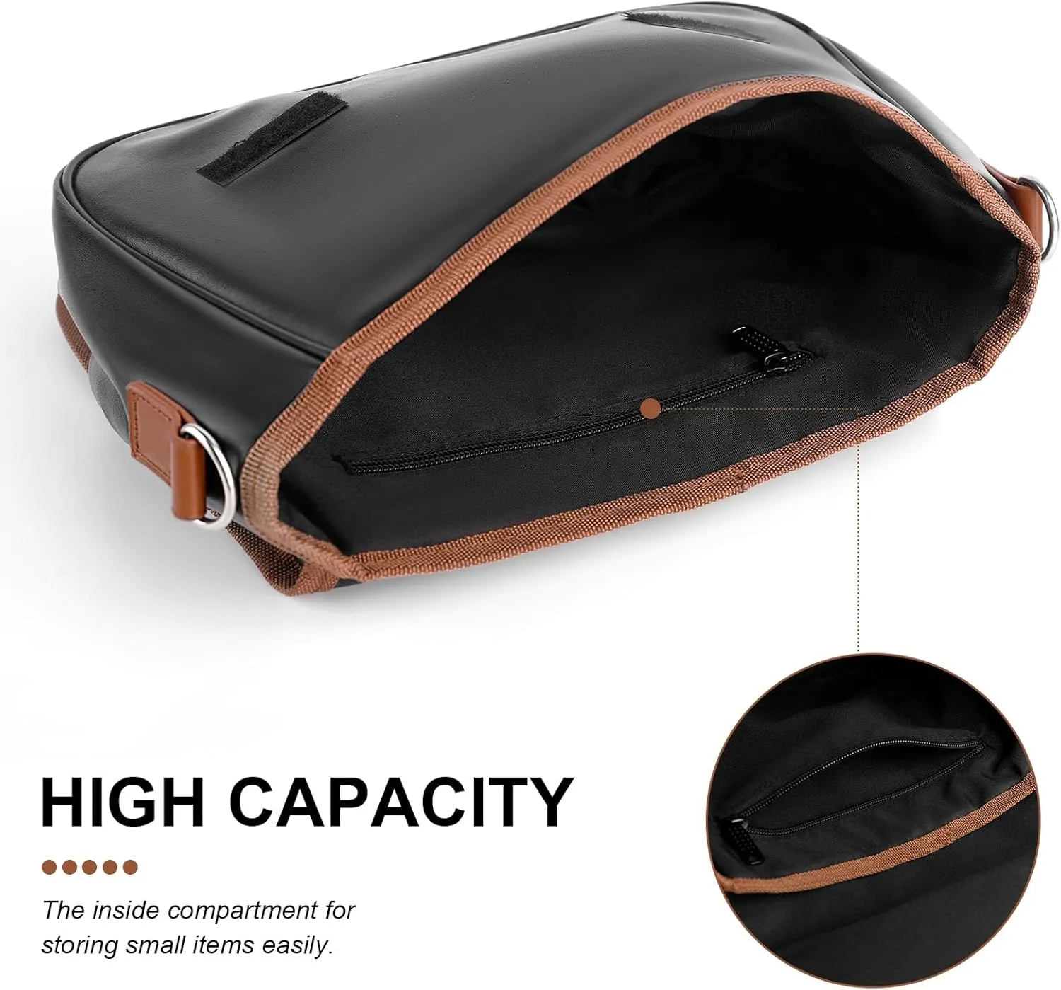 Cupcake Pattern Crossbody Bags for Women Travel Shoulder Bag Small Leather Cross Body Handbags