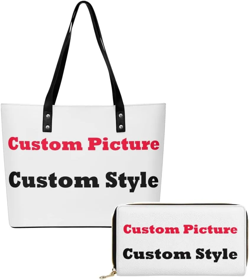 Custom Design Samoa Hibiscus Flower Leather Purse 2 Polynesian Women'S Tote Large Capacity Shoulder Bag