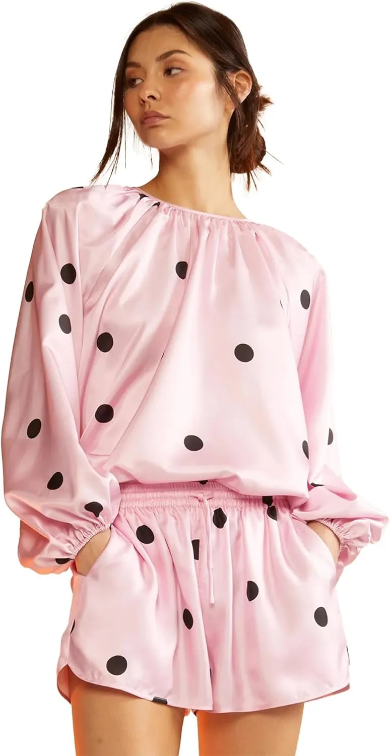 Cynthia Rowley Alice Silk Shorts
