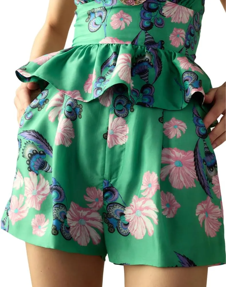 Cynthia Rowley Eden Silk Shorts