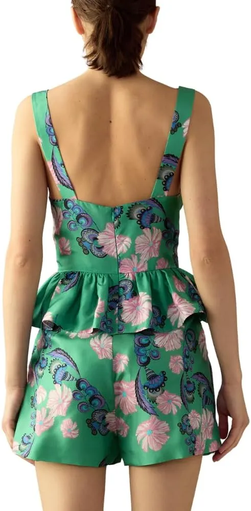 Cynthia Rowley Eden Silk Shorts