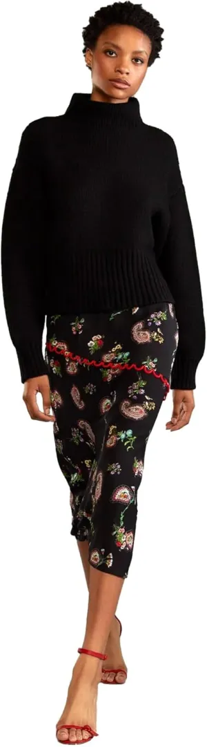 Cynthia Rowley Midnight Garden Skirt