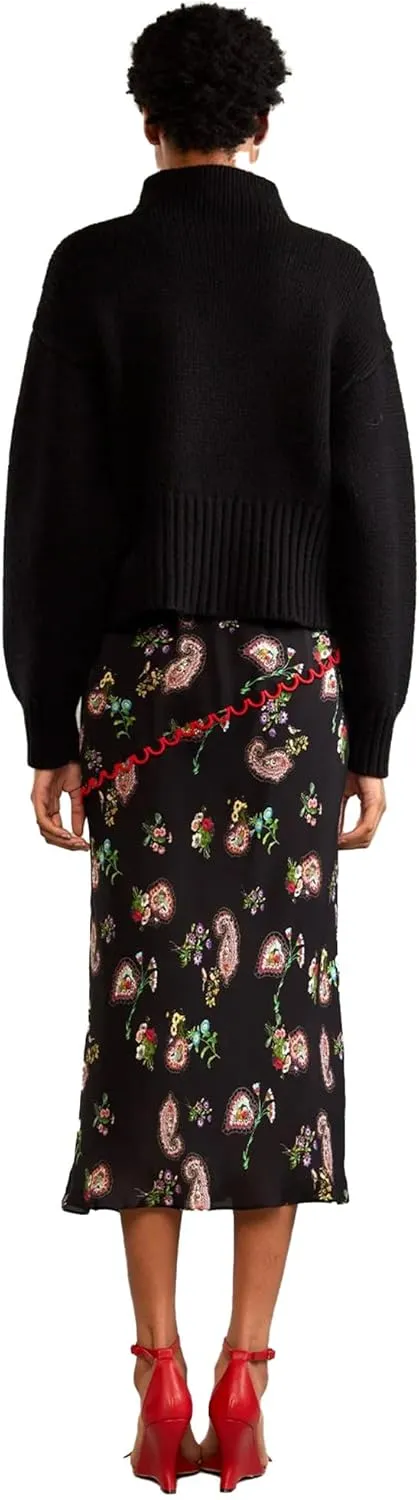 Cynthia Rowley Midnight Garden Skirt