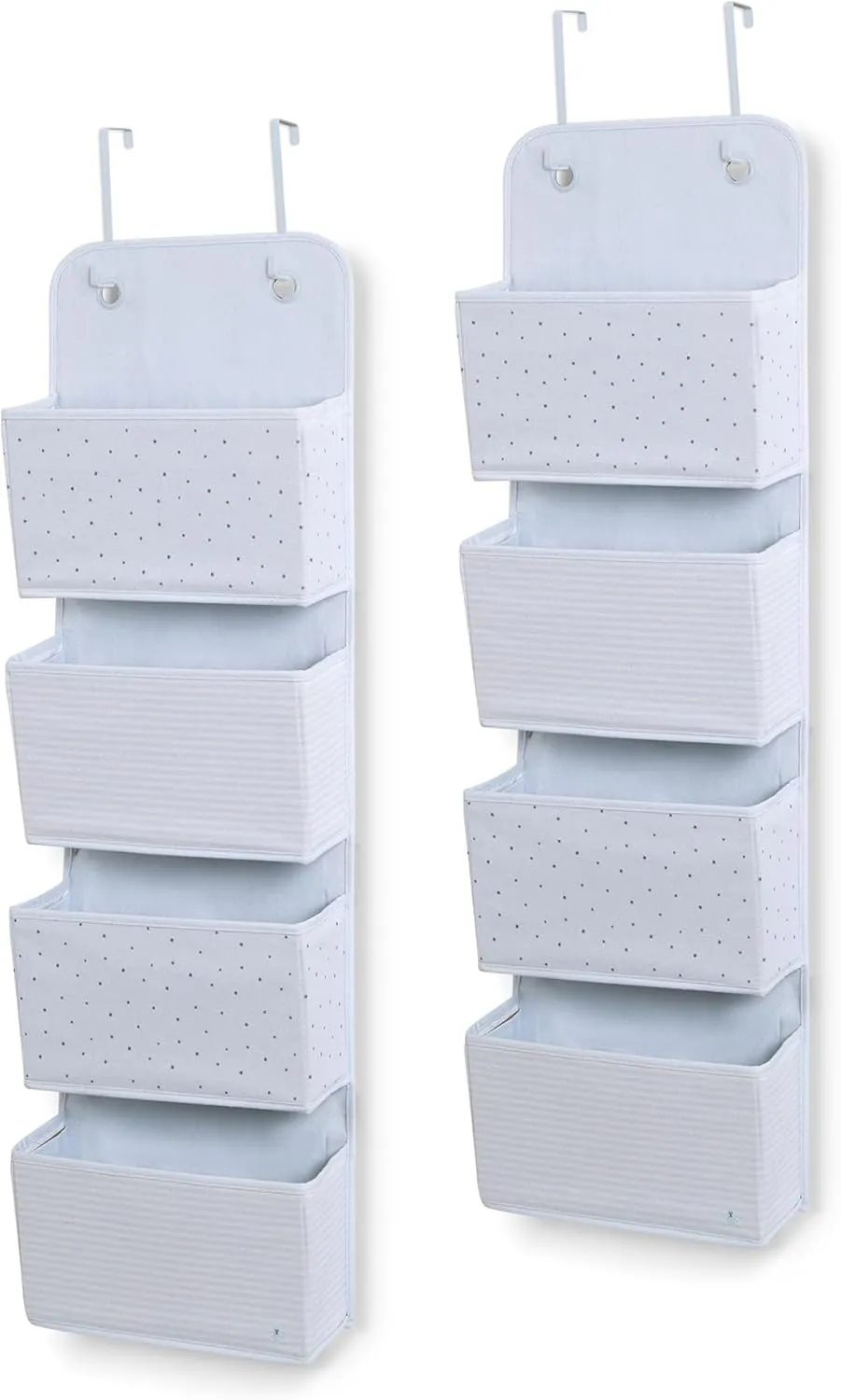 Delta Children Gap babyGap 2-Pack Over The Door Storage Organizer with 4 Pockets, Blue