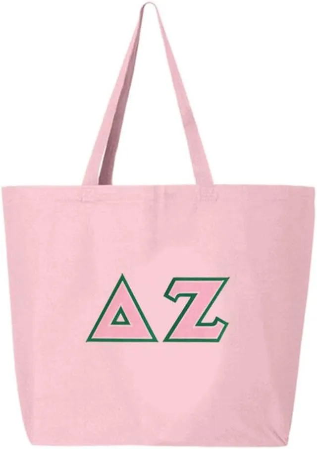 Delta Zeta Jumbo Canvas Tote