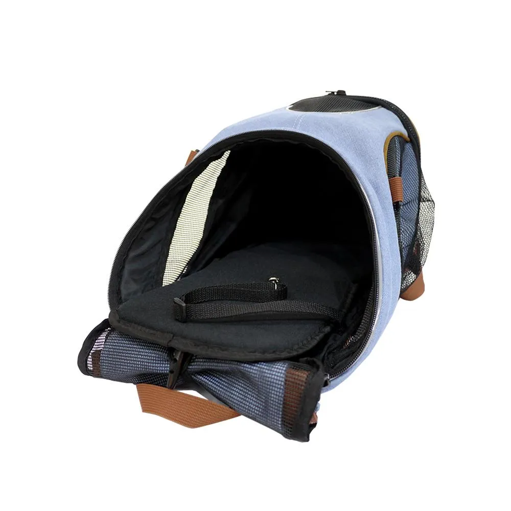 Denim Fun Lightweight Pet Backpack