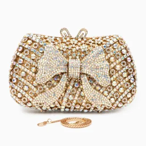 Diamonds Bow Clutch by Lauren