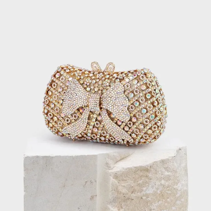 Diamonds Bow Clutch by Lauren