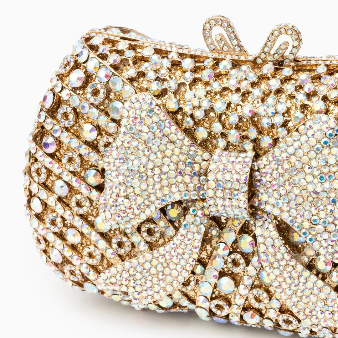 Diamonds Bow Clutch by Lauren