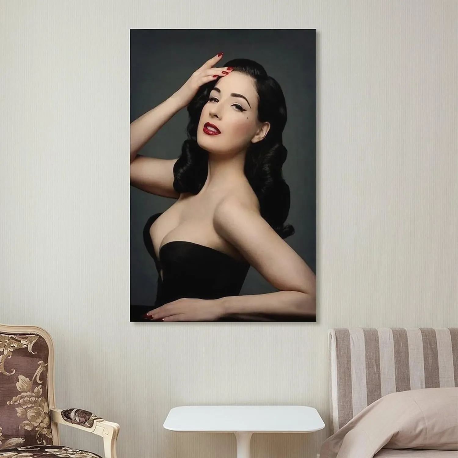 Dita Von Teese Silk Poster Print (29) Home Decor Poster Wall Art Hanging Picture Print Bedroom Decorative Painting Posters Room Aesthetic 20x30inch(50x75cm)