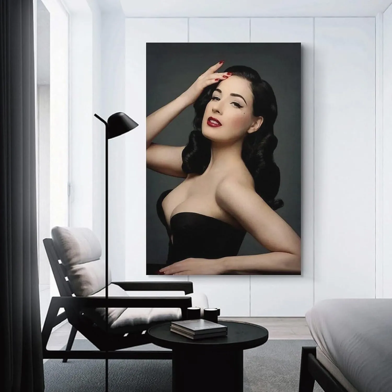 Dita Von Teese Silk Poster Print (29) Home Decor Poster Wall Art Hanging Picture Print Bedroom Decorative Painting Posters Room Aesthetic 20x30inch(50x75cm)