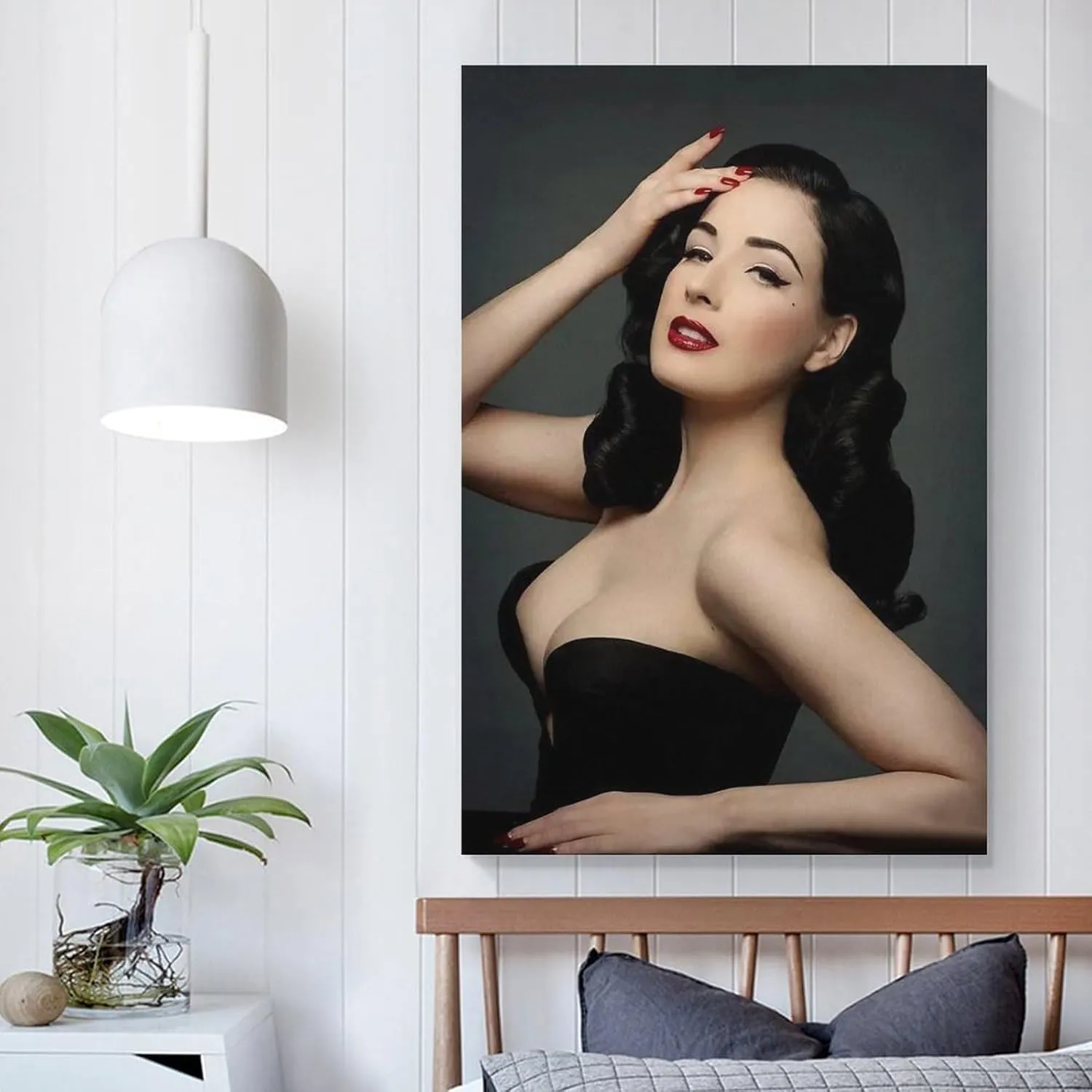Dita Von Teese Silk Poster Print (29) Home Decor Poster Wall Art Hanging Picture Print Bedroom Decorative Painting Posters Room Aesthetic 20x30inch(50x75cm)