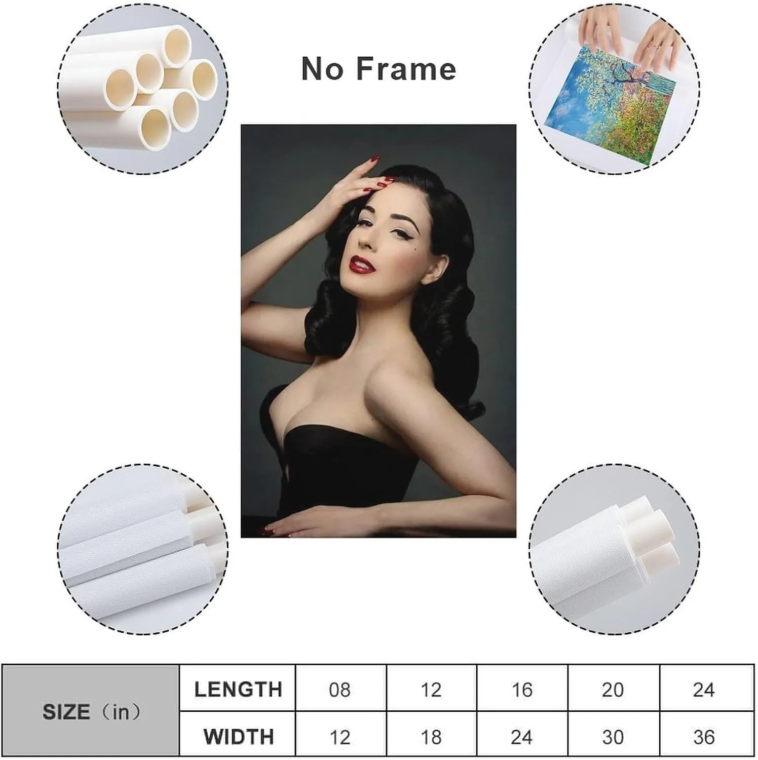 Dita Von Teese Silk Poster Print (29) Home Decor Poster Wall Art Hanging Picture Print Bedroom Decorative Painting Posters Room Aesthetic 20x30inch(50x75cm)