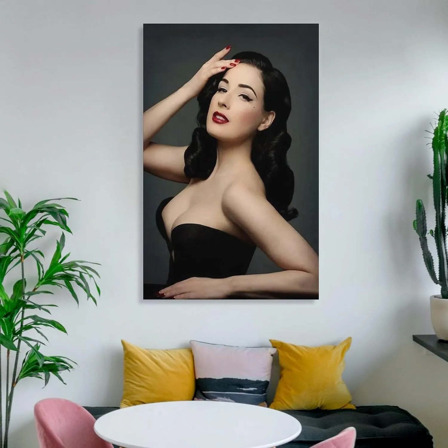 Dita Von Teese Silk Poster Print (29) Home Decor Poster Wall Art Hanging Picture Print Bedroom Decorative Painting Posters Room Aesthetic 20x30inch(50x75cm)