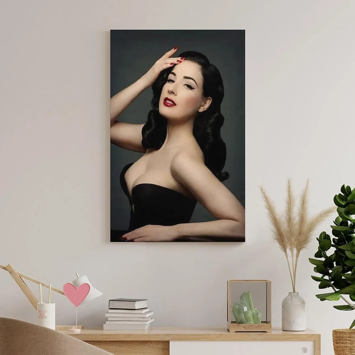 Dita Von Teese Silk Poster Print (29) Home Decor Poster Wall Art Hanging Picture Print Bedroom Decorative Painting Posters Room Aesthetic 20x30inch(50x75cm)