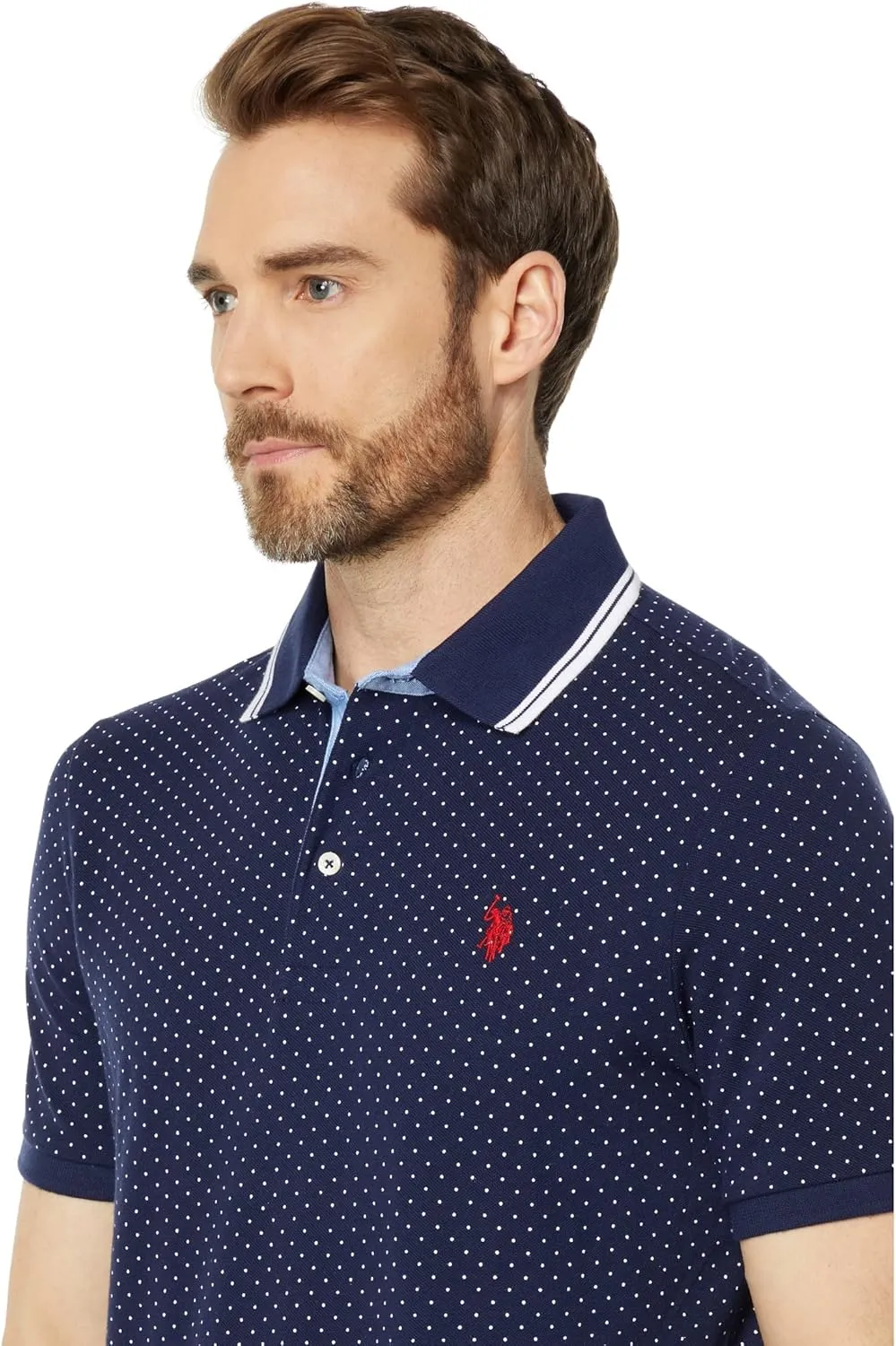 DOT PRINT POLO SHIRT
