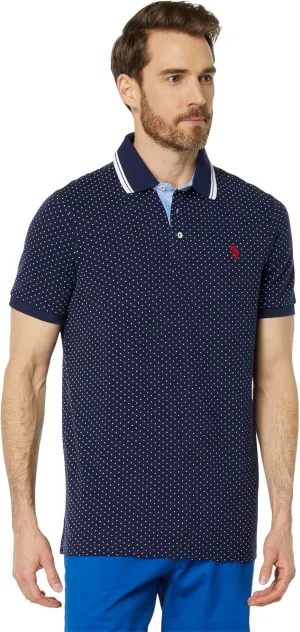DOT PRINT POLO SHIRT