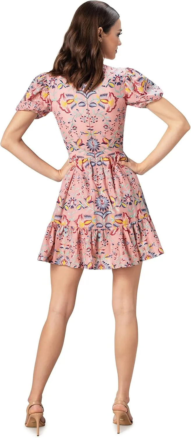 Dress the Population Women's Santina Fit and Flare Mini Dress