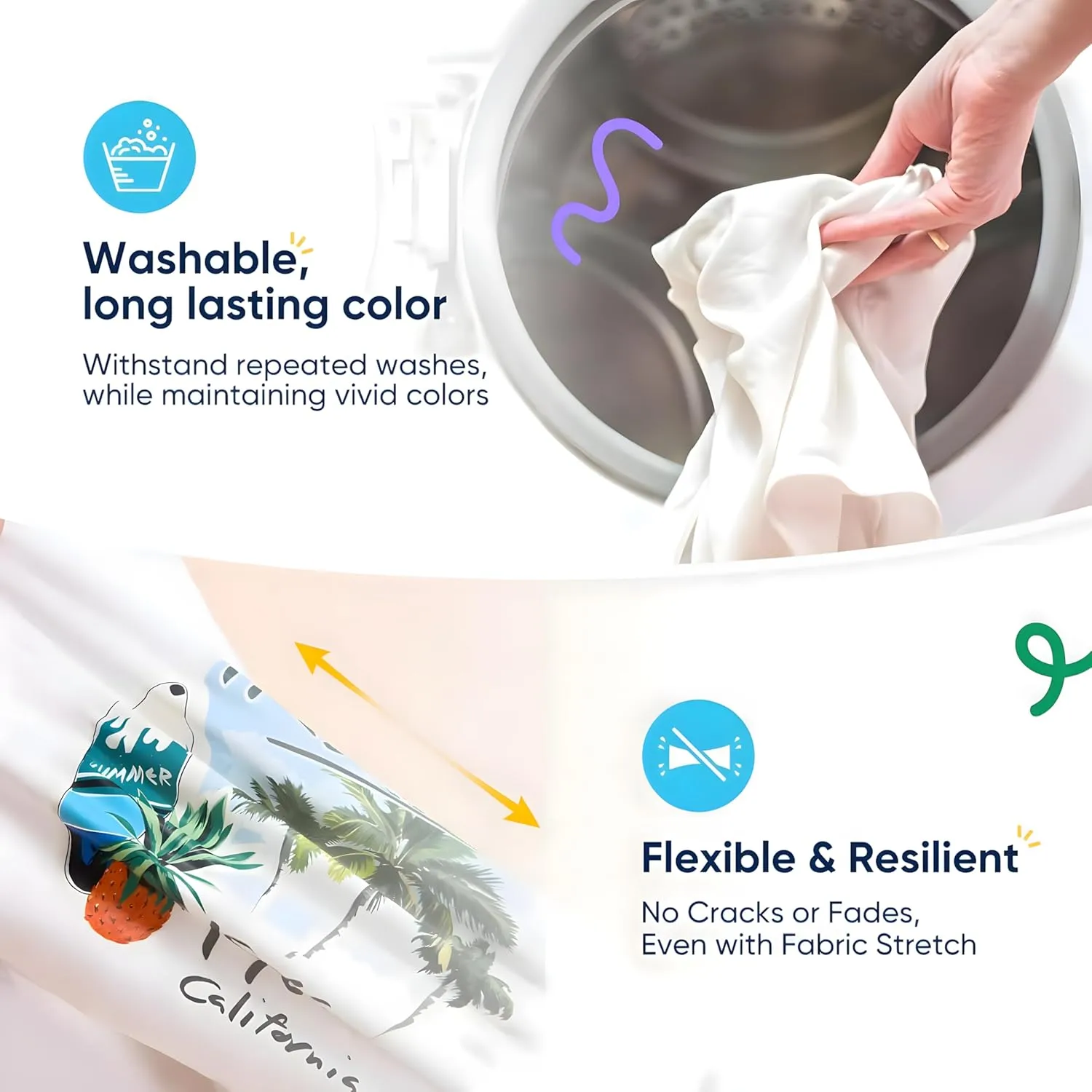 DTF Transfer Film - 11 x 17in, DTF Film - Glossy Finish, Cold Peel, Washable, High Ink Adhesion, DTF Paper - DTF Transfer Film Printer with Strong DTF Powder Adherence - DTF Transfer Paper, 25 Sheets