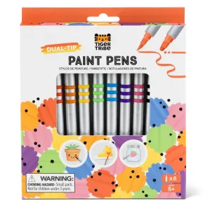 DUAL TIP PAINT PENS 8 PACK