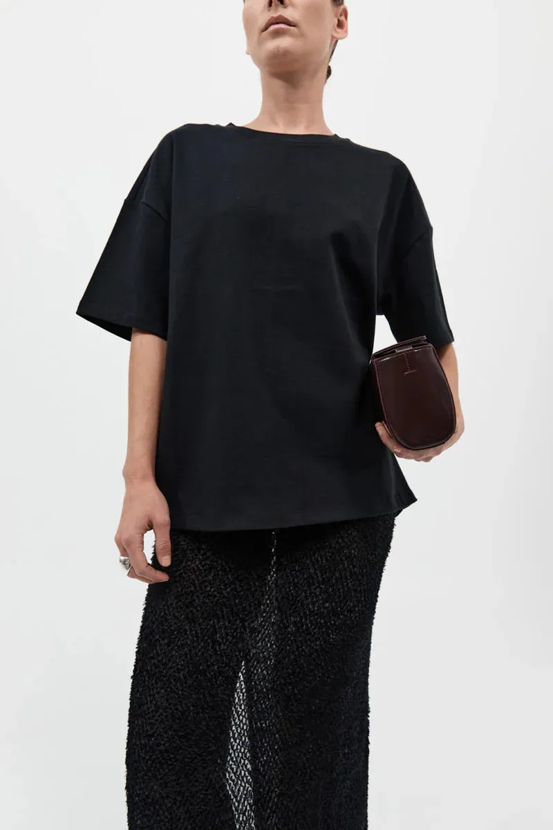 East West Baguette Bag - Bordeaux