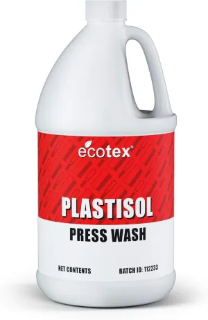 Ecotex® Plastisol Press Wash (Gallon - 128oz.) - Screen Printing Machine Cleaner and Degreaser - Remove Screen Printing Ink Color - Screen Print Direct®
