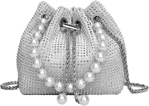 Elegant Rhinestone Evening Bags for Women - Sparkling Clutch Purses for Parties, Proms, Weddings, Night Outs, Formal Events