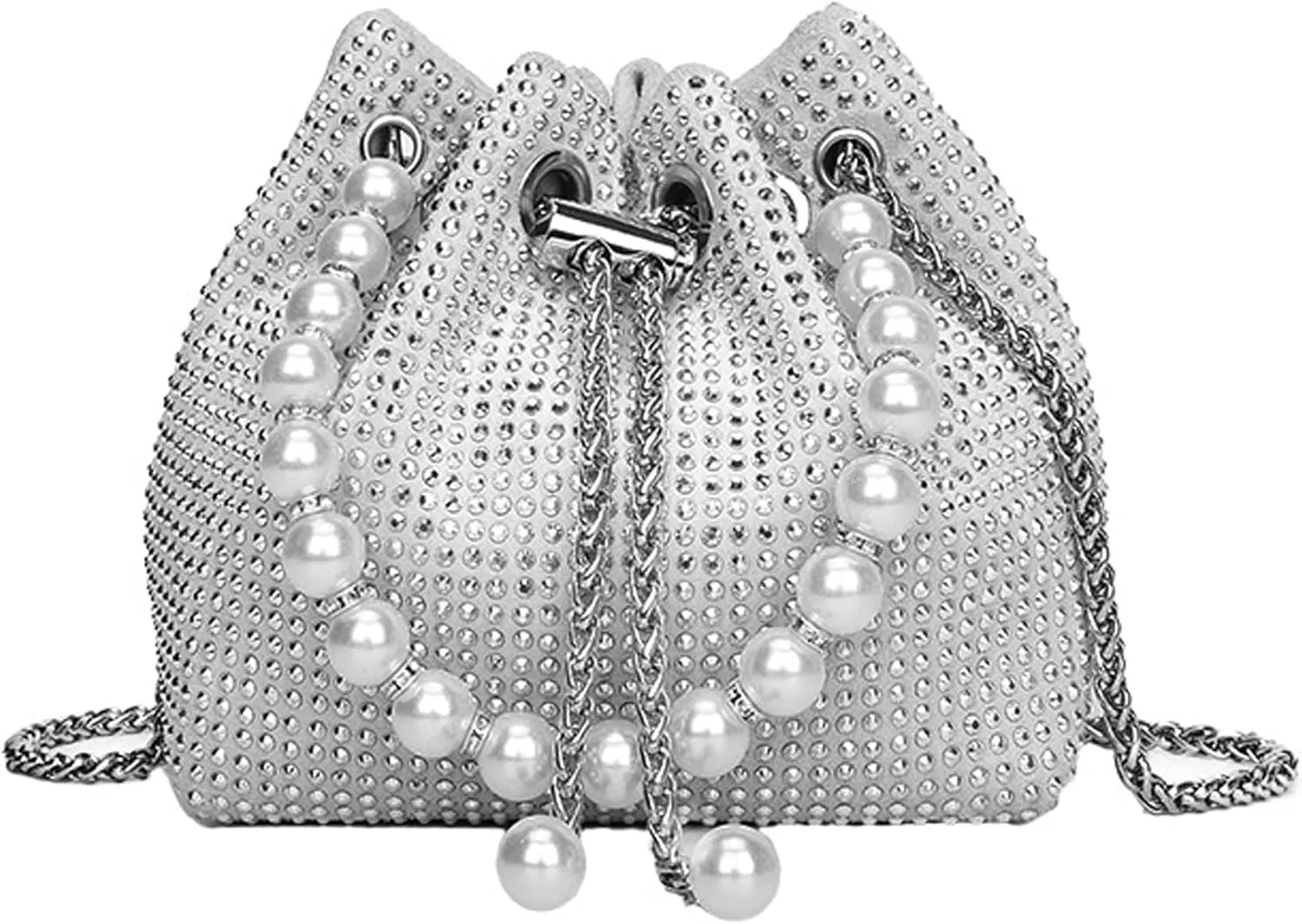 Elegant Rhinestone Evening Bags for Women - Sparkling Clutch Purses for Parties, Proms, Weddings, Night Outs, Formal Events
