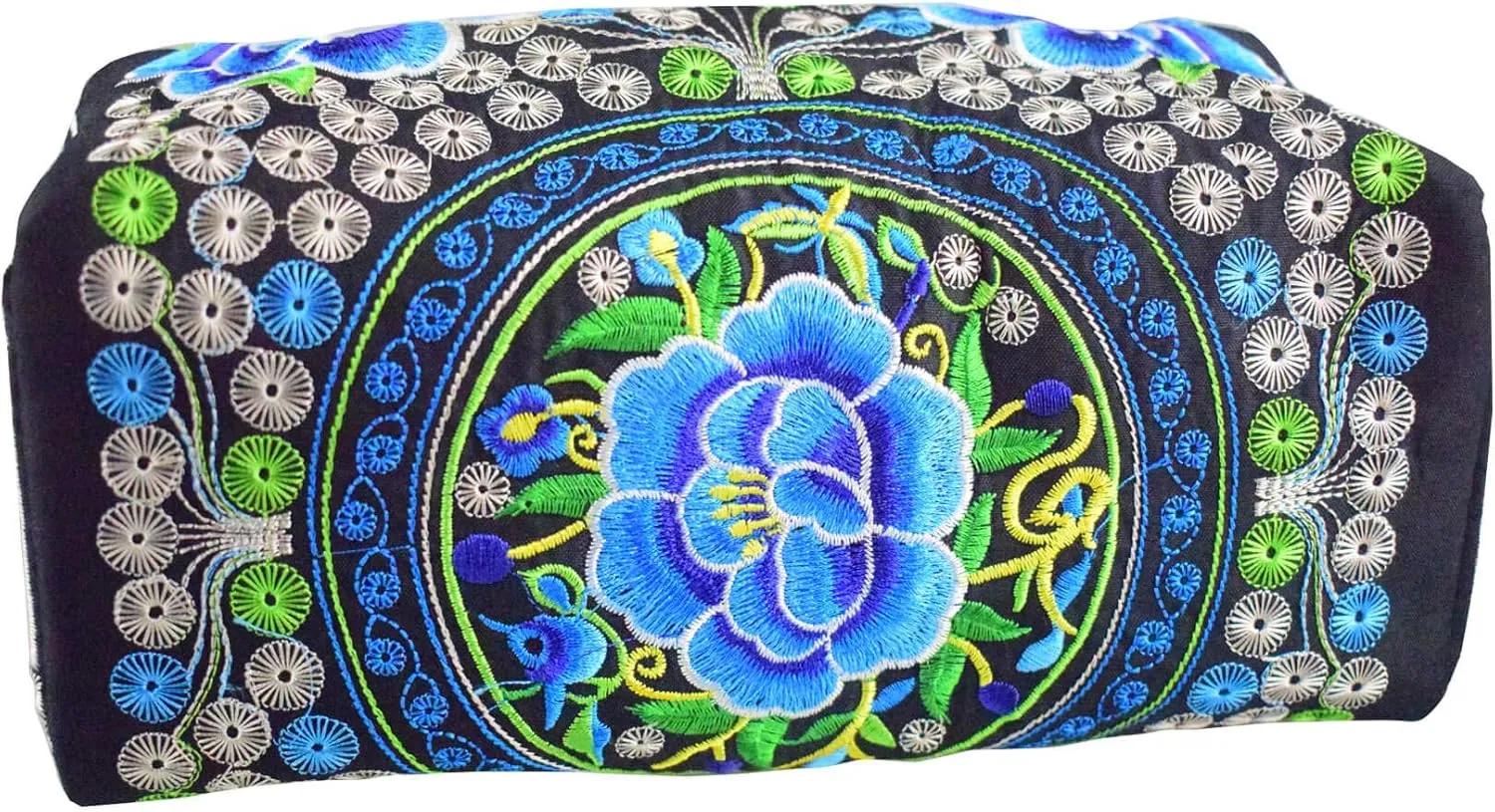 Embroidered-Cute Mini Canvas-Crossbody Bag Coin Purse Cell phone Pouch for Women