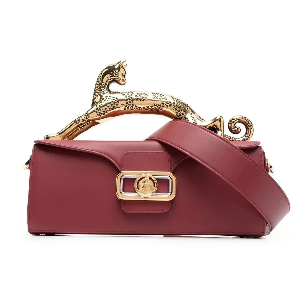 Famous Luxury Brand Replica Bags For Women High Quality Metal Handle Designer Shoulder Bag Elegant Fashion Rectangular Handbag