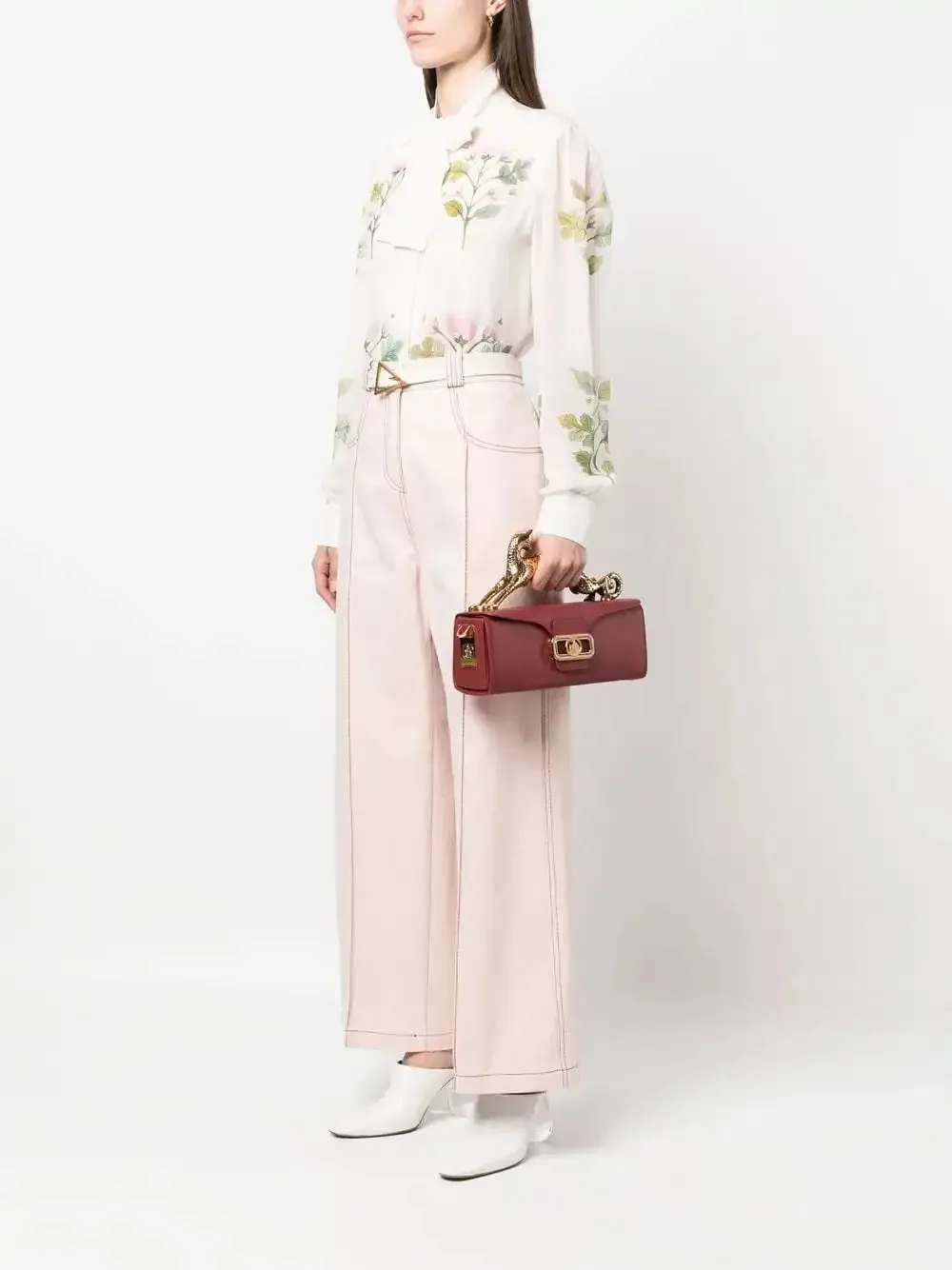 Famous Luxury Brand Replica Bags For Women High Quality Metal Handle Designer Shoulder Bag Elegant Fashion Rectangular Handbag