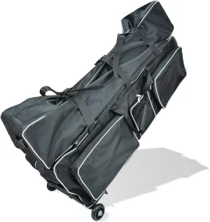 Fencing Bag with Wheels - Competition Draw-bar Rolling Fencing Bag - Fencing Bags with A High-Top Weapon Bag