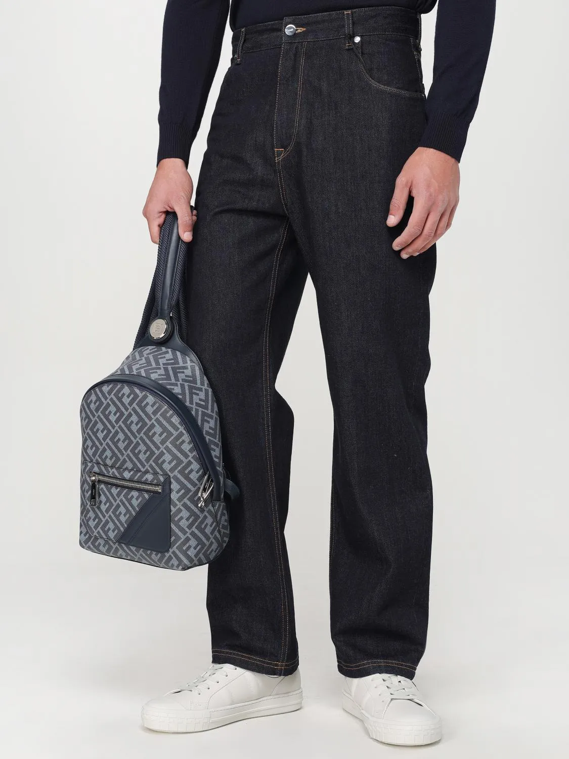 Fendi Backpack Men Denim