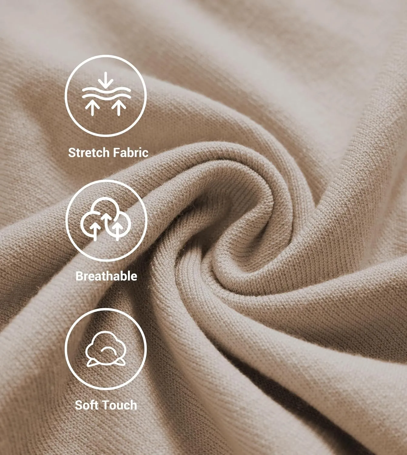 Fioboc Mens Shirts Knit Crew Neck Premium Moisture Wicking Shirt Short Sleeve Summer Tops S-4XL