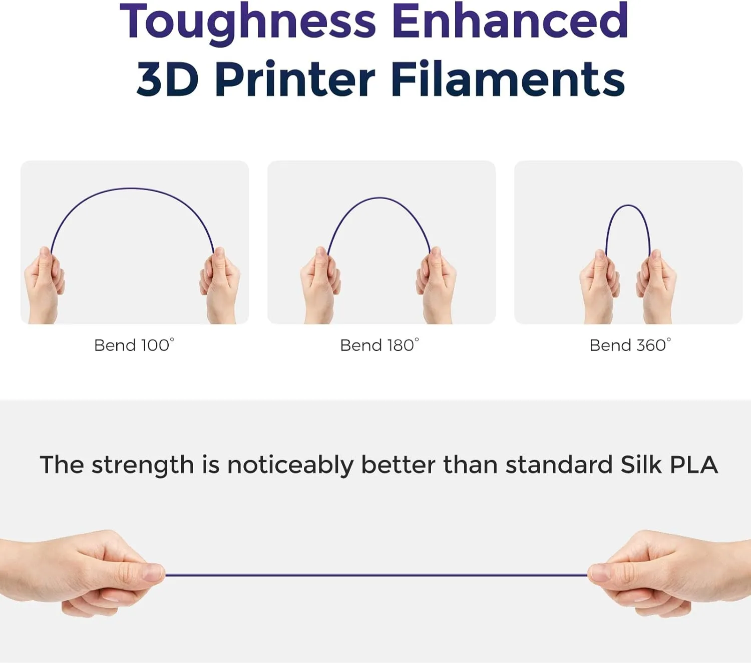 FLASHFORGE Silk Dual Color Filament, Blue and Green 2 in 1 Coextrusion Silk PLA Filament 1.75mm, 3D Printer Filament Color Change 1kg(2.2lbs) Spool, Dimensional Accuracy  /- 0.02mm
