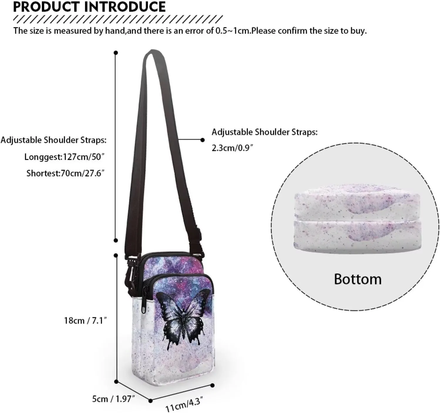 Flashideas Crossbody Bags for Women Cell Phone Shoulder Bag Storage Organizer for Purse Chest Bag for Travel