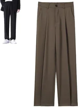 Fleurosta Mens Pants, 2025 New Stretch Ice Silk Comfort Everyday Pants, Men Dress Pant,All-Day Comfort