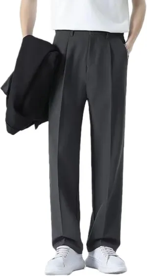 Fleurosta Mens Pants, 2025 New Stretch Ice Silk Comfort Everyday Pants, Men Dress Pant,All-Day Comfort