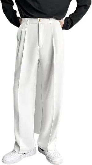 Fleurosta Mens Pants, 2025 New Stretch Ice Silk Comfort Everyday Pants, Men Dress Pant,All-Day Comfort