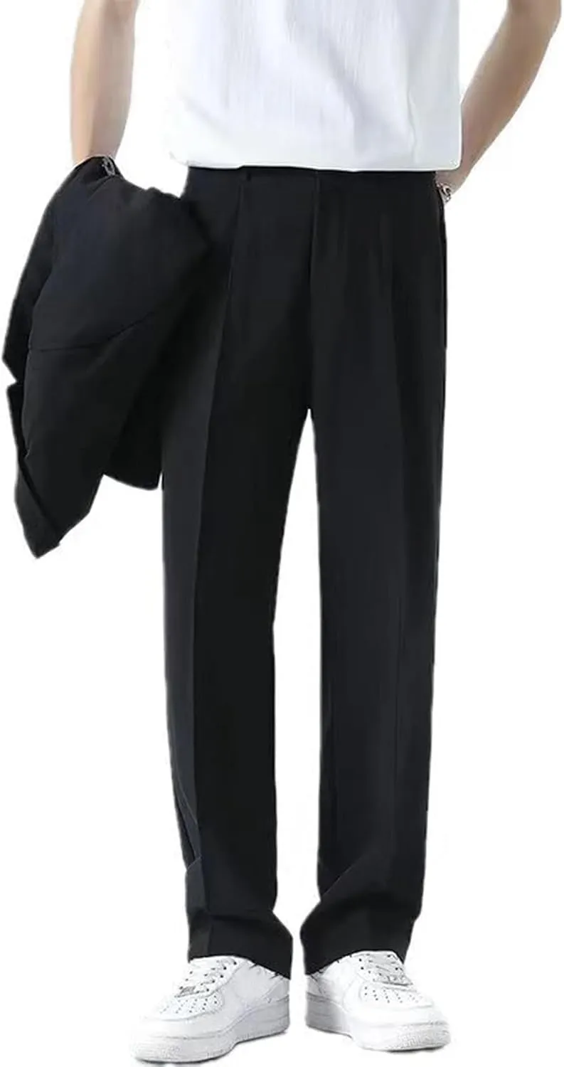 Fleurosta Mens Pants, 2025 New Stretch Ice Silk Comfort Everyday Pants, Men Dress Pant,All-Day Comfort