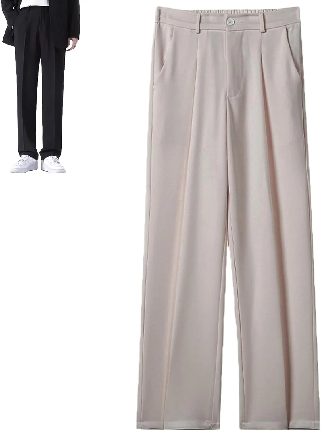 Fleurosta Mens Pants, 2025 New Stretch Ice Silk Comfort Everyday Pants, Men Dress Pant,All-Day Comfort