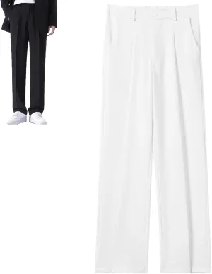 Fleurosta Mens Pants, 2025 New Stretch Ice Silk Comfort Everyday Pants, Men Dress Pant,All-Day Comfort
